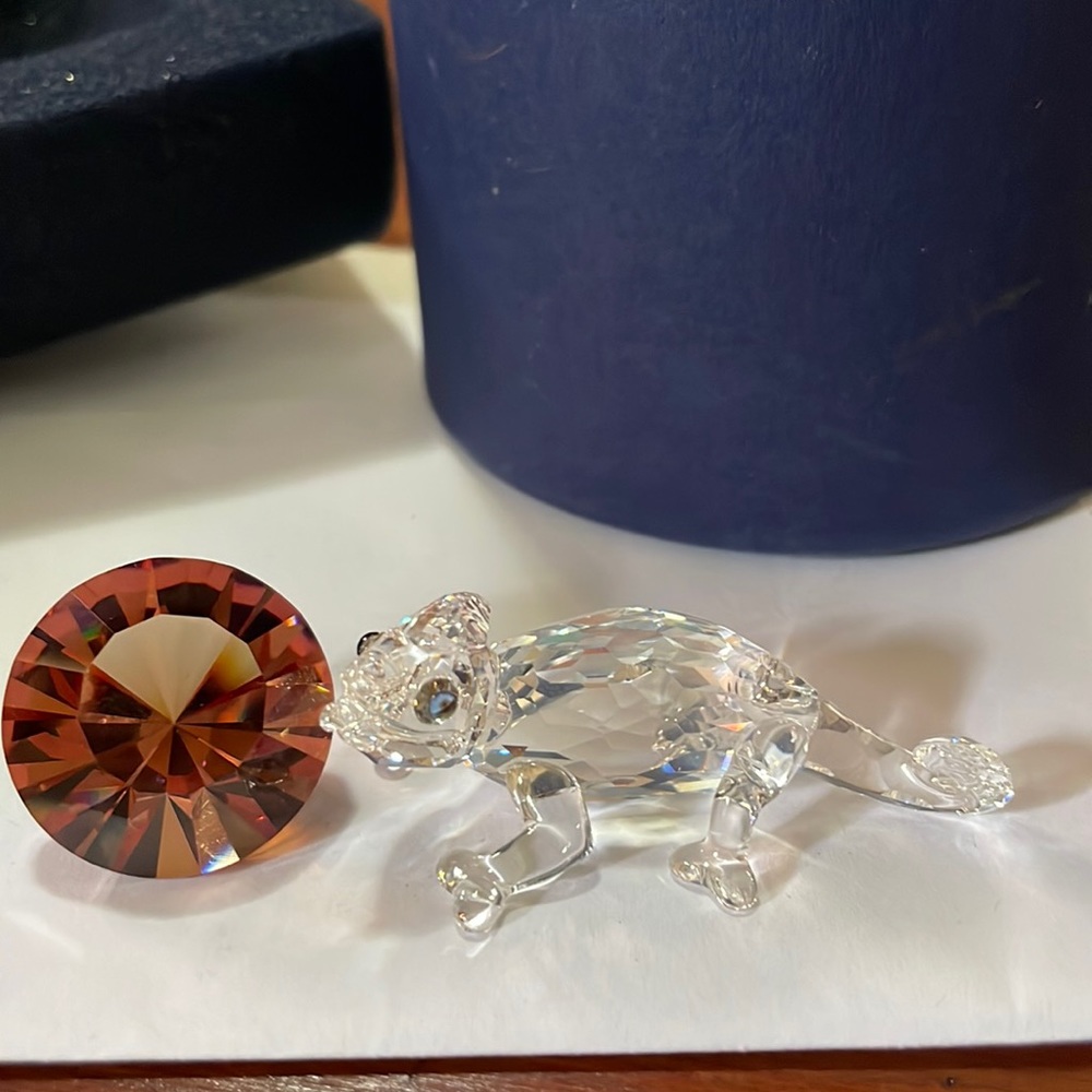 Chameleon Swarovski figurine